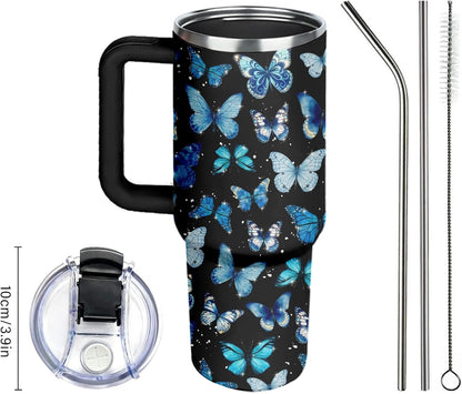 40oz Chaos Coordinator Tumbler with Handle, Funny Gifts for Women Coworker - Insulated Boss Travel Mug, Coffee Tumbler for Office Manager/Administrative Assistant/Secretary Appreciation Christmas Gift
