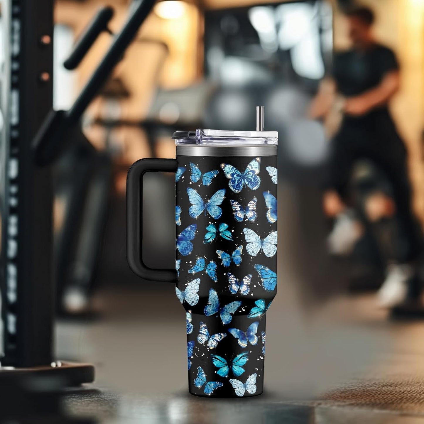40oz Chaos Coordinator Tumbler with Handle, Funny Gifts for Women Coworker - Insulated Boss Travel Mug, Coffee Tumbler for Office Manager/Administrative Assistant/Secretary Appreciation Christmas Gift