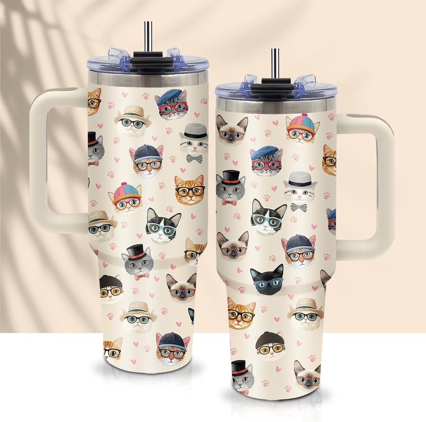 40oz Chaos Coordinator Tumbler with Handle, Funny Gifts for Women Coworker - Insulated Boss Travel Mug, Coffee Tumbler for Office Manager/Administrative Assistant/Secretary Appreciation Christmas Gift
