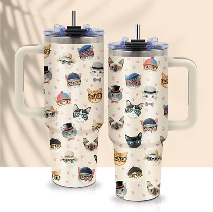 40oz Chaos Coordinator Tumbler with Handle, Funny Gifts for Women Coworker - Insulated Boss Travel Mug, Coffee Tumbler for Office Manager/Administrative Assistant/Secretary Appreciation Christmas Gift