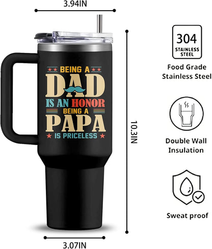 40oz Chaos Coordinator Tumbler with Handle, Funny Gifts for Women Coworker - Insulated Boss Travel Mug, Coffee Tumbler for Office Manager/Administrative Assistant/Secretary Appreciation Christmas Gift