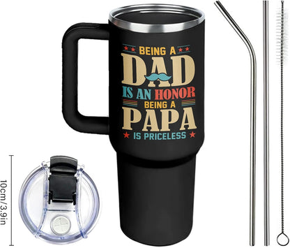 40oz Chaos Coordinator Tumbler with Handle, Funny Gifts for Women Coworker - Insulated Boss Travel Mug, Coffee Tumbler for Office Manager/Administrative Assistant/Secretary Appreciation Christmas Gift