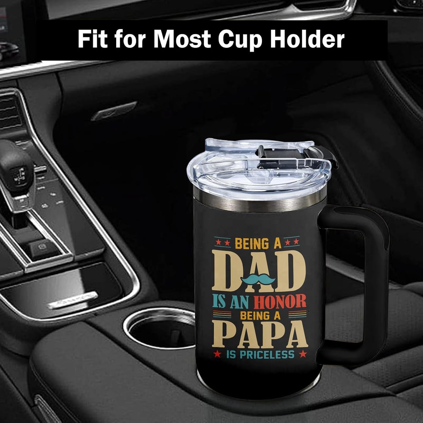 40oz Chaos Coordinator Tumbler with Handle, Funny Gifts for Women Coworker - Insulated Boss Travel Mug, Coffee Tumbler for Office Manager/Administrative Assistant/Secretary Appreciation Christmas Gift
