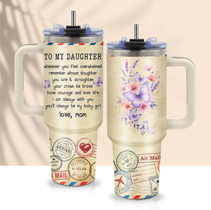 40oz Chaos Coordinator Tumbler with Handle, Funny Gifts for Women Coworker - Insulated Boss Travel Mug, Coffee Tumbler for Office Manager/Administrative Assistant/Secretary Appreciation Christmas Gift