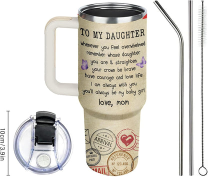 40oz Chaos Coordinator Tumbler with Handle, Funny Gifts for Women Coworker - Insulated Boss Travel Mug, Coffee Tumbler for Office Manager/Administrative Assistant/Secretary Appreciation Christmas Gift
