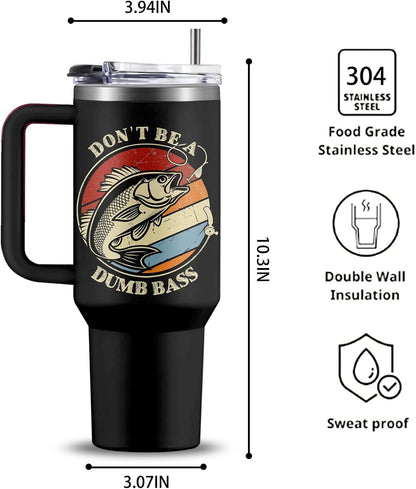 40oz Chaos Coordinator Tumbler with Handle, Funny Gifts for Women Coworker - Insulated Boss Travel Mug, Coffee Tumbler for Office Manager/Administrative Assistant/Secretary Appreciation Christmas Gift
