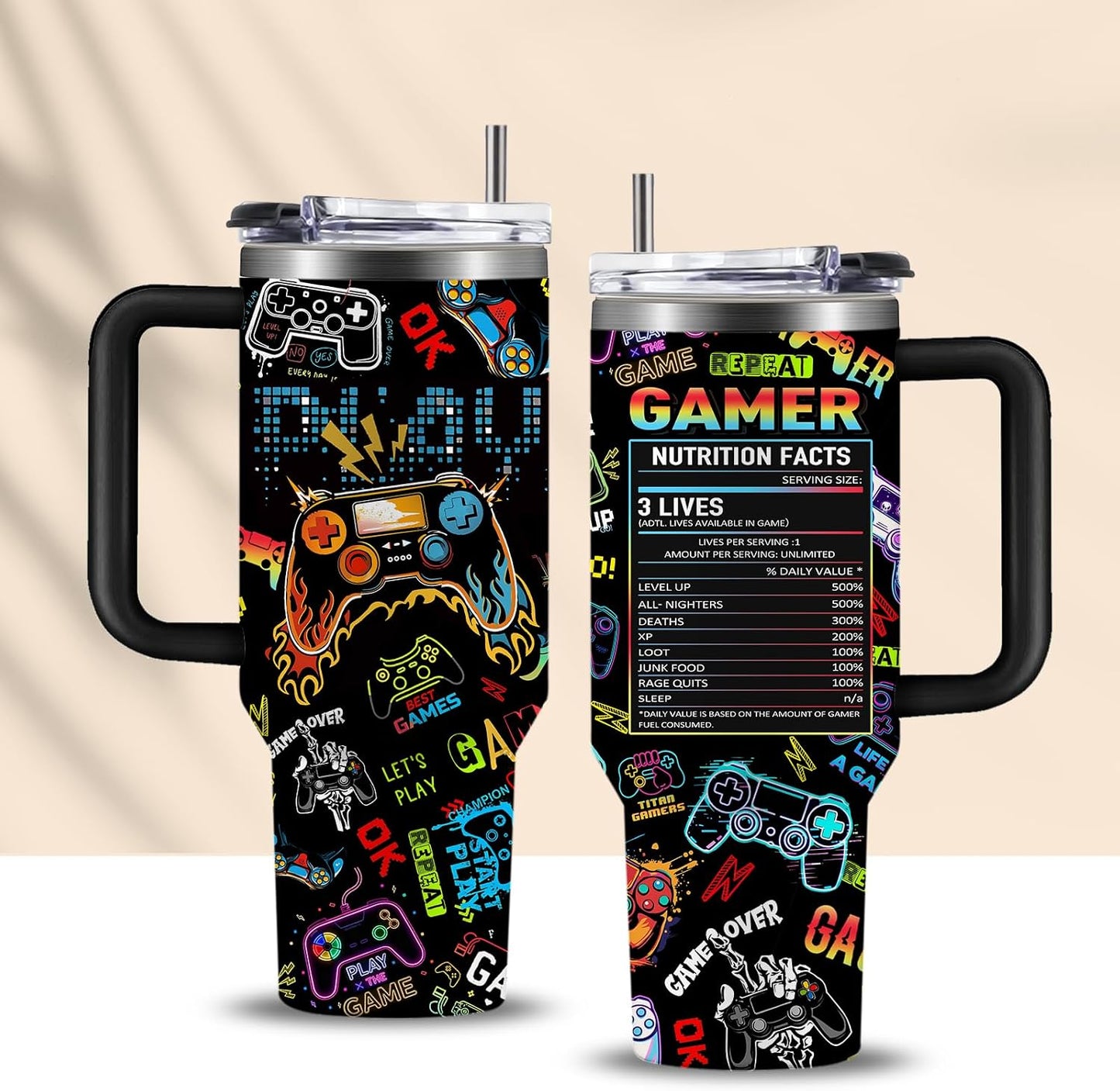 40oz Chaos Coordinator Tumbler with Handle, Funny Gifts for Women Coworker - Insulated Boss Travel Mug, Coffee Tumbler for Office Manager/Administrative Assistant/Secretary Appreciation Christmas Gift