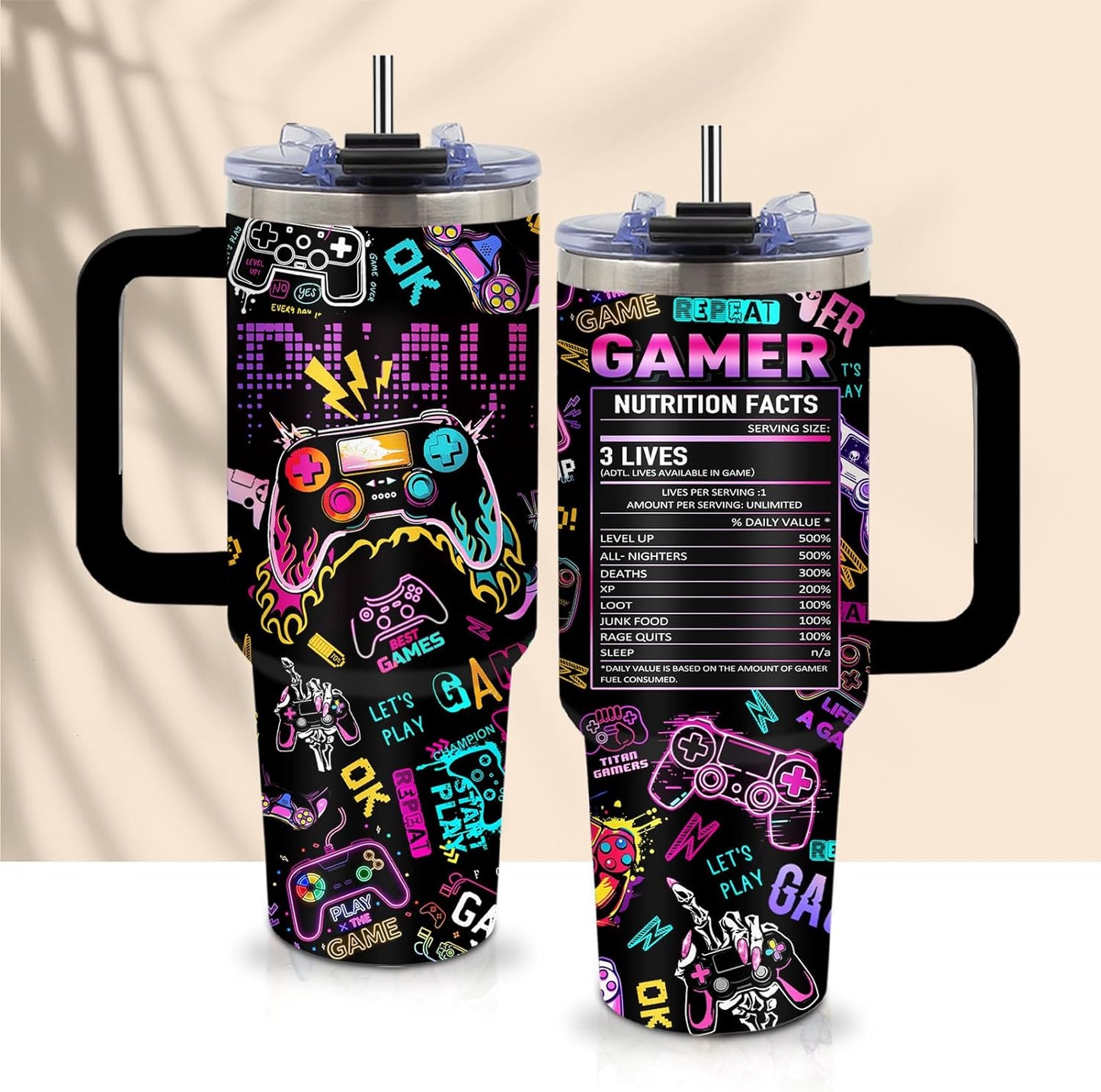 40oz Chaos Coordinator Tumbler with Handle, Funny Gifts for Women Coworker - Insulated Boss Travel Mug, Coffee Tumbler for Office Manager/Administrative Assistant/Secretary Appreciation Christmas Gift