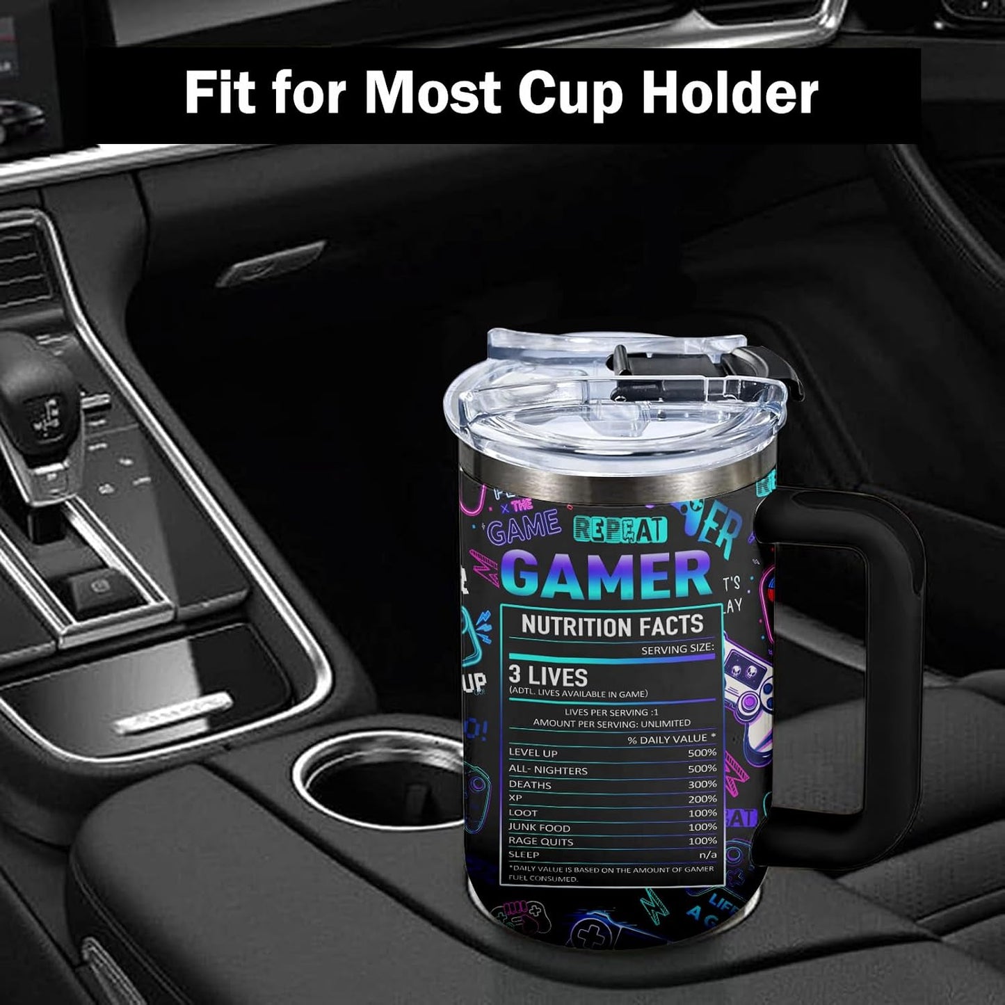 40oz Chaos Coordinator Tumbler with Handle, Funny Gifts for Women Coworker - Insulated Boss Travel Mug, Coffee Tumbler for Office Manager/Administrative Assistant/Secretary Appreciation Christmas Gift