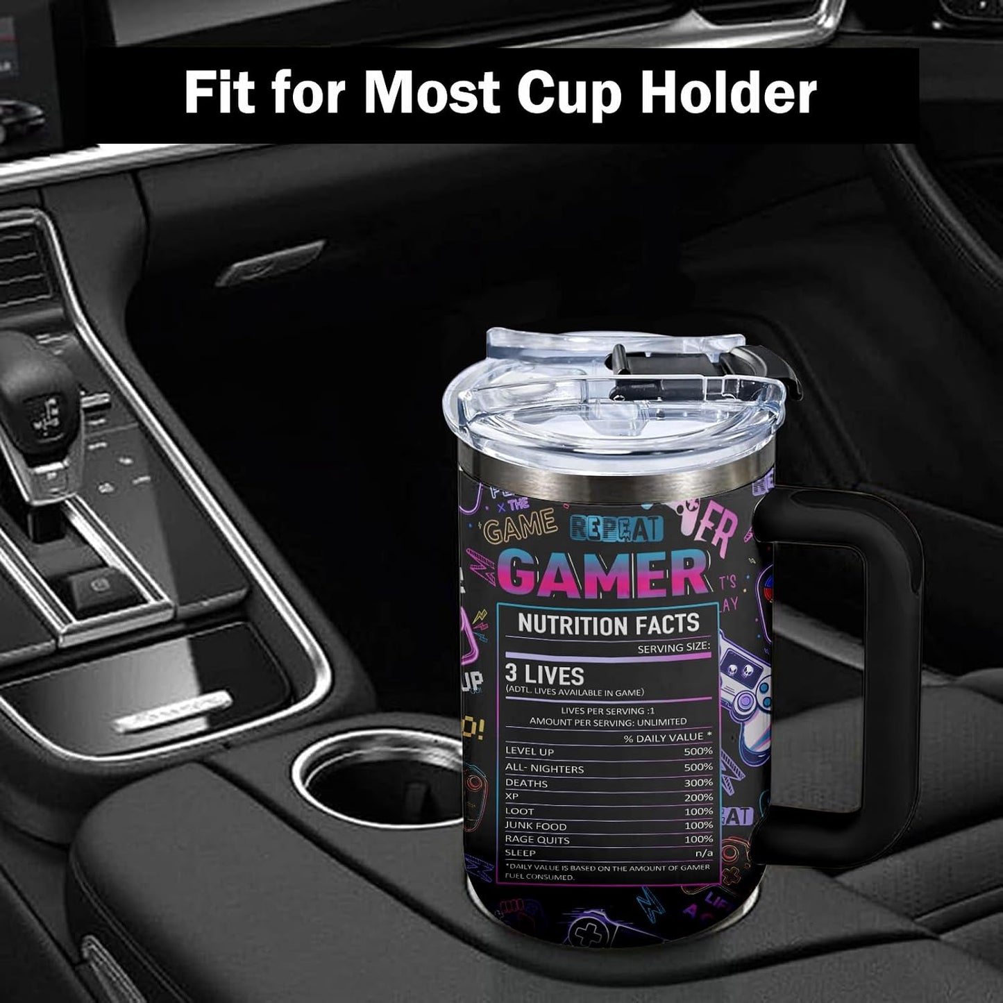 40oz Chaos Coordinator Tumbler with Handle, Funny Gifts for Women Coworker - Insulated Boss Travel Mug, Coffee Tumbler for Office Manager/Administrative Assistant/Secretary Appreciation Christmas Gift