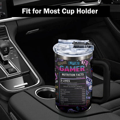 40oz Chaos Coordinator Tumbler with Handle, Funny Gifts for Women Coworker - Insulated Boss Travel Mug, Coffee Tumbler for Office Manager/Administrative Assistant/Secretary Appreciation Christmas Gift