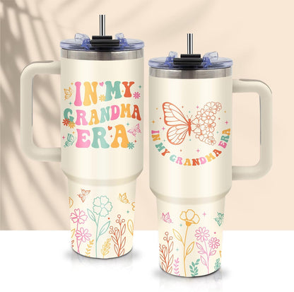 40oz Chaos Coordinator Tumbler with Handle, Funny Gifts for Women Coworker - Insulated Boss Travel Mug, Coffee Tumbler for Office Manager/Administrative Assistant/Secretary Appreciation Christmas Gift