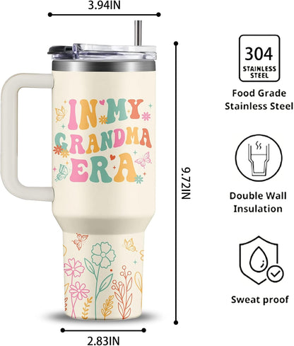 40oz Chaos Coordinator Tumbler with Handle, Funny Gifts for Women Coworker - Insulated Boss Travel Mug, Coffee Tumbler for Office Manager/Administrative Assistant/Secretary Appreciation Christmas Gift