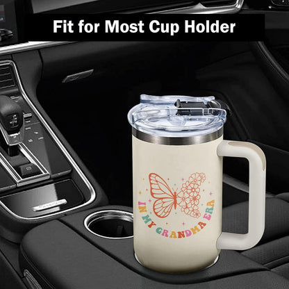 40oz Chaos Coordinator Tumbler with Handle, Funny Gifts for Women Coworker - Insulated Boss Travel Mug, Coffee Tumbler for Office Manager/Administrative Assistant/Secretary Appreciation Christmas Gift