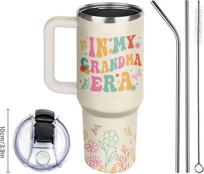 40oz Chaos Coordinator Tumbler with Handle, Funny Gifts for Women Coworker - Insulated Boss Travel Mug, Coffee Tumbler for Office Manager/Administrative Assistant/Secretary Appreciation Christmas Gift