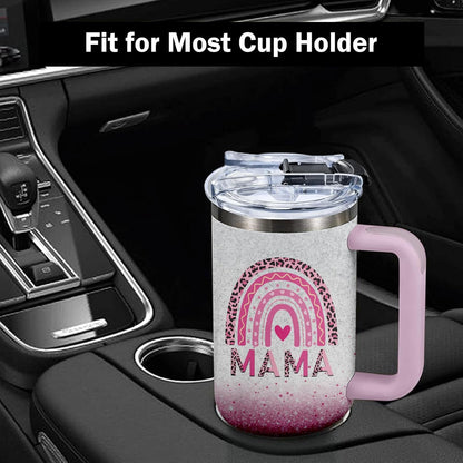 40oz Chaos Coordinator Tumbler with Handle, Funny Gifts for Women Coworker - Insulated Boss Travel Mug, Coffee Tumbler for Office Manager/Administrative Assistant/Secretary Appreciation Christmas Gift