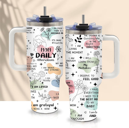 40oz Chaos Coordinator Tumbler with Handle, Funny Gifts for Women Coworker - Insulated Boss Travel Mug, Coffee Tumbler for Office Manager/Administrative Assistant/Secretary Appreciation Christmas Gift