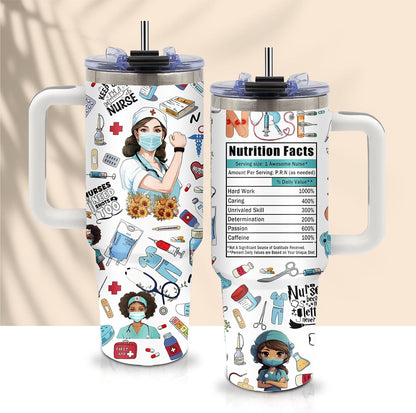40oz Chaos Coordinator Tumbler with Handle, Funny Gifts for Women Coworker - Insulated Boss Travel Mug, Coffee Tumbler for Office Manager/Administrative Assistant/Secretary Appreciation Christmas Gift