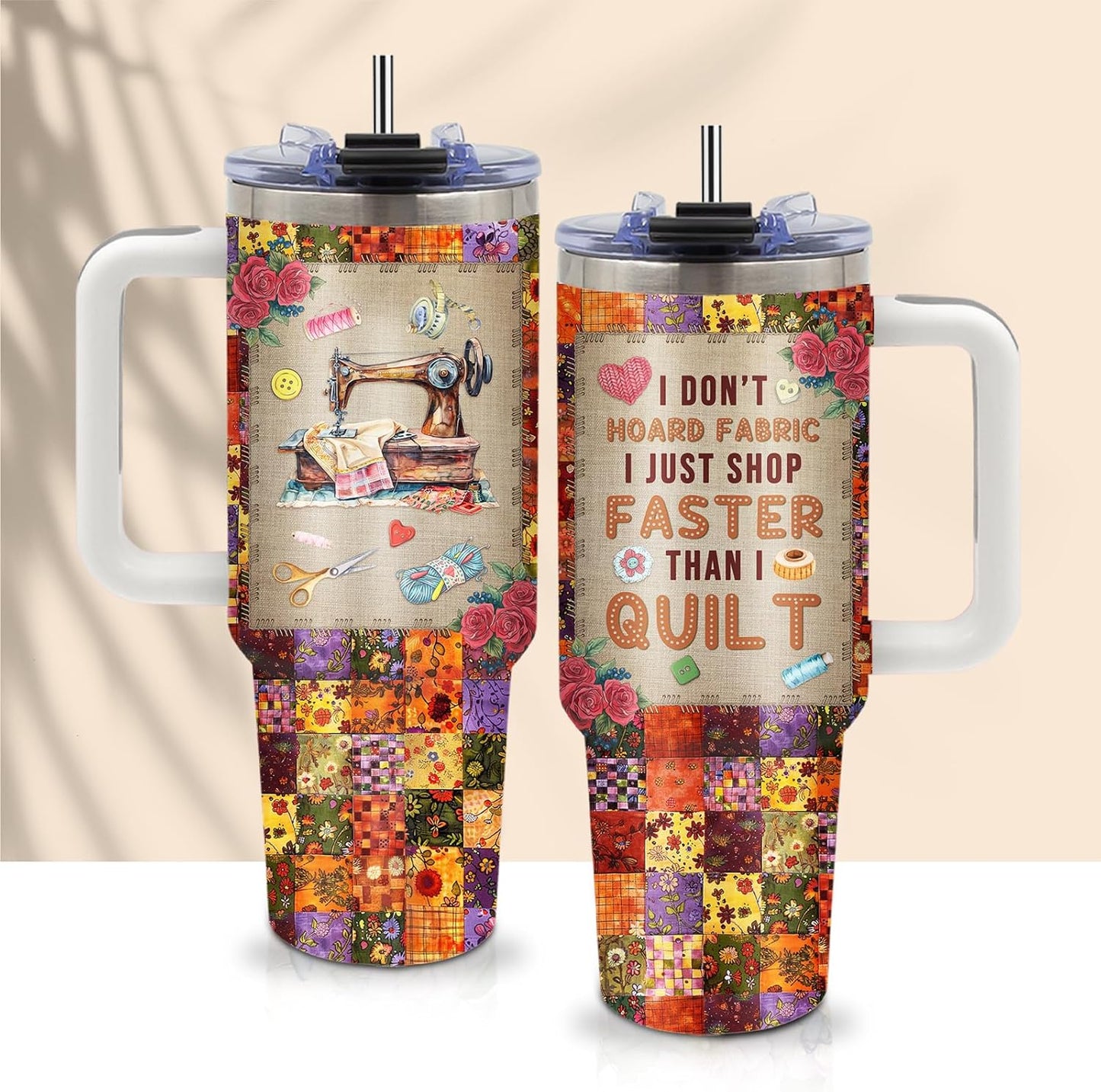 40oz Chaos Coordinator Tumbler with Handle, Funny Gifts for Women Coworker - Insulated Boss Travel Mug, Coffee Tumbler for Office Manager/Administrative Assistant/Secretary Appreciation Christmas Gift