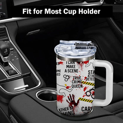 40oz Chaos Coordinator Tumbler with Handle, Funny Gifts for Women Coworker - Insulated Boss Travel Mug, Coffee Tumbler for Office Manager/Administrative Assistant/Secretary Appreciation Christmas Gift