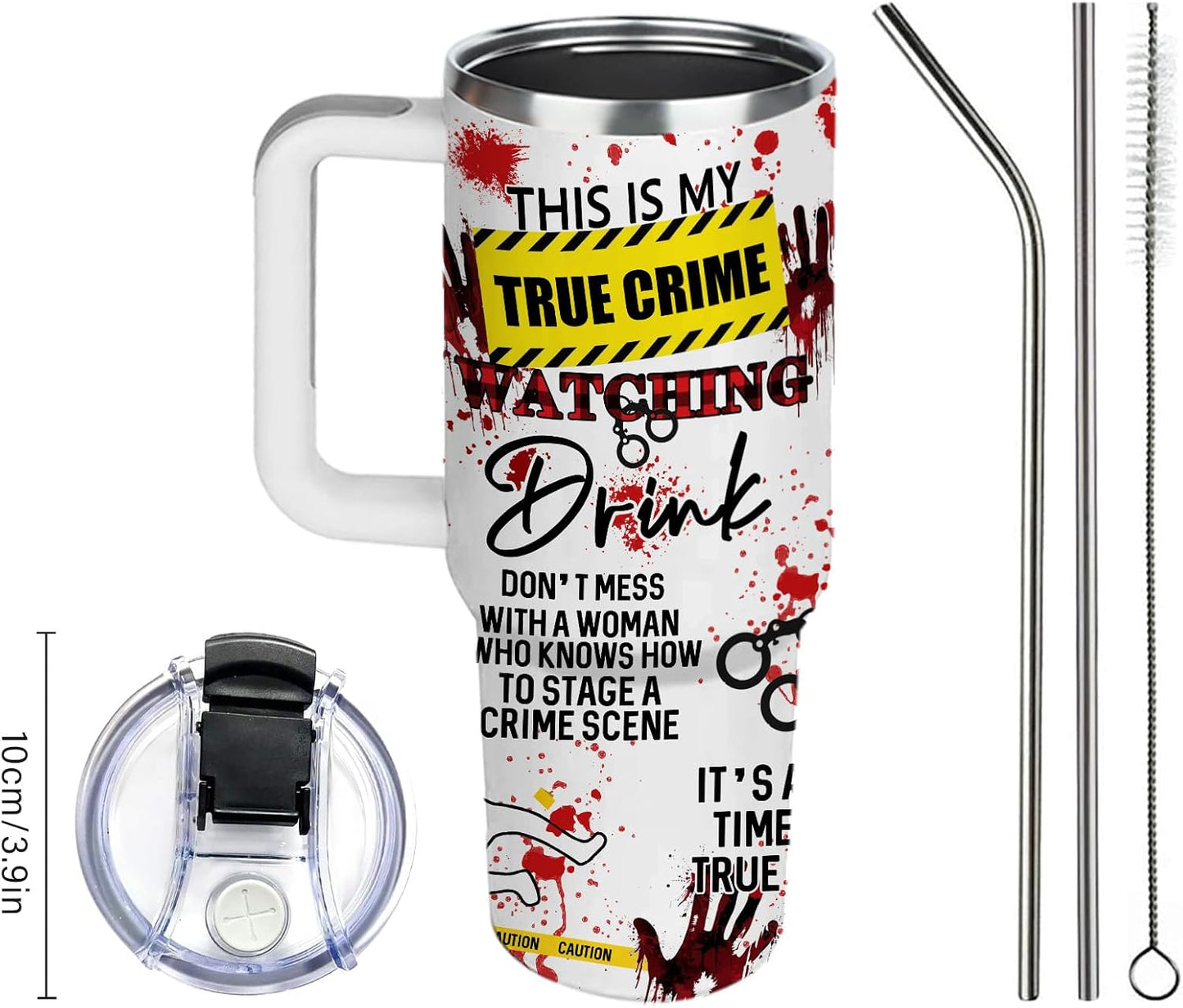 40oz Chaos Coordinator Tumbler with Handle, Funny Gifts for Women Coworker - Insulated Boss Travel Mug, Coffee Tumbler for Office Manager/Administrative Assistant/Secretary Appreciation Christmas Gift
