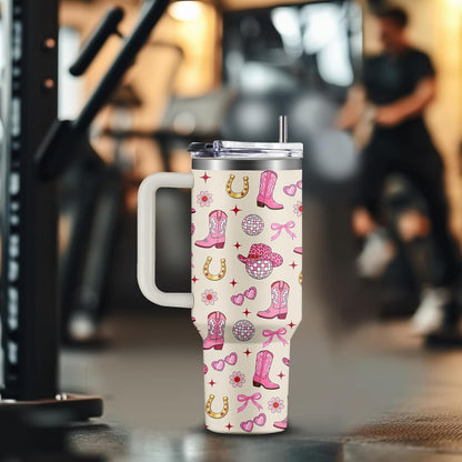 40oz Chaos Coordinator Tumbler with Handle, Funny Gifts for Women Coworker - Insulated Boss Travel Mug, Coffee Tumbler for Office Manager/Administrative Assistant/Secretary Appreciation Christmas Gift