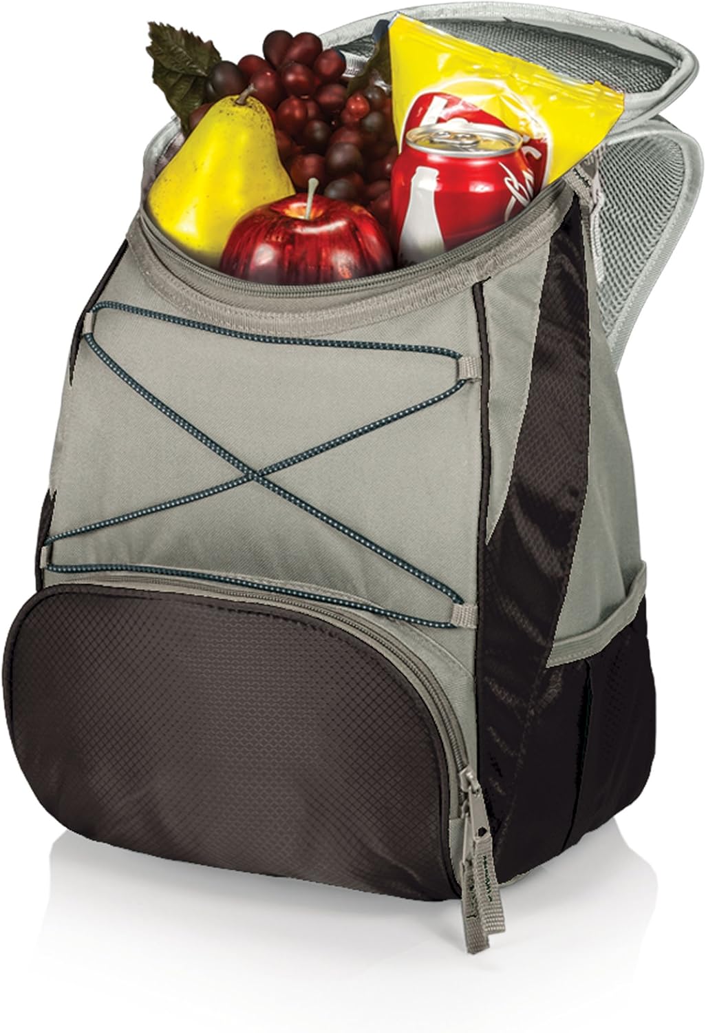 ONIVA - a Picnic Time brand PTX Backpack Cooler, Soft Cooler Backpack, Insulated Lunch Bag, (Navy Blue with Gray Accents)