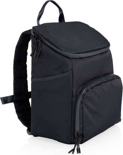 ONIVA - a Picnic Time brand PTX Backpack Cooler, Soft Cooler Backpack, Insulated Lunch Bag, (Navy Blue with Gray Accents)