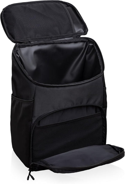 ONIVA - a Picnic Time brand PTX Backpack Cooler, Soft Cooler Backpack, Insulated Lunch Bag, (Navy Blue with Gray Accents)