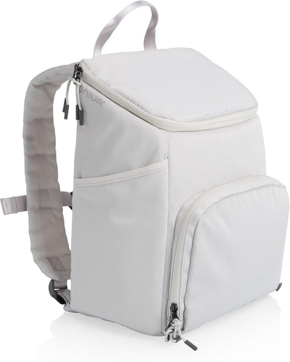 ONIVA - a Picnic Time brand PTX Backpack Cooler, Soft Cooler Backpack, Insulated Lunch Bag, (Navy Blue with Gray Accents)