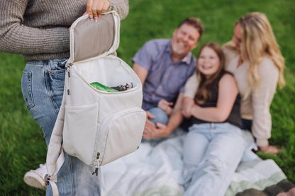 ONIVA - a Picnic Time brand PTX Backpack Cooler, Soft Cooler Backpack, Insulated Lunch Bag, (Navy Blue with Gray Accents)