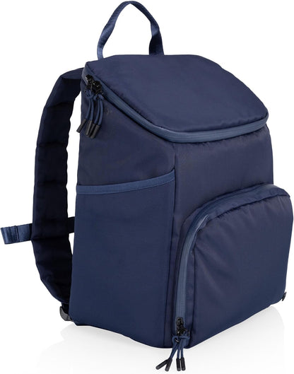 ONIVA - a Picnic Time brand PTX Backpack Cooler, Soft Cooler Backpack, Insulated Lunch Bag, (Navy Blue with Gray Accents)