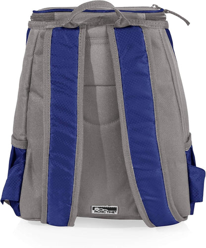 ONIVA - a Picnic Time brand PTX Backpack Cooler, Soft Cooler Backpack, Insulated Lunch Bag, (Navy Blue with Gray Accents)