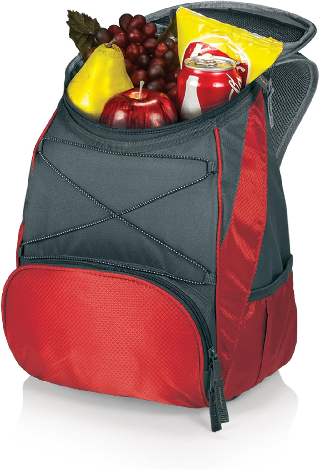 ONIVA - a Picnic Time brand PTX Backpack Cooler, Soft Cooler Backpack, Insulated Lunch Bag, (Navy Blue with Gray Accents)
