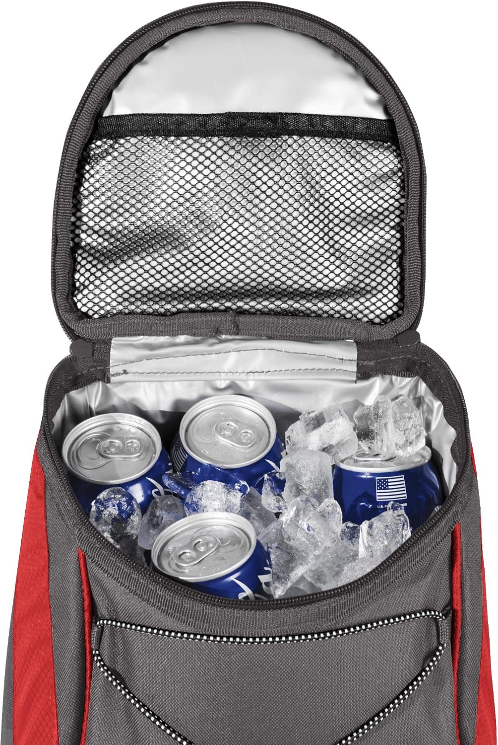 ONIVA - a Picnic Time brand PTX Backpack Cooler, Soft Cooler Backpack, Insulated Lunch Bag, (Navy Blue with Gray Accents)