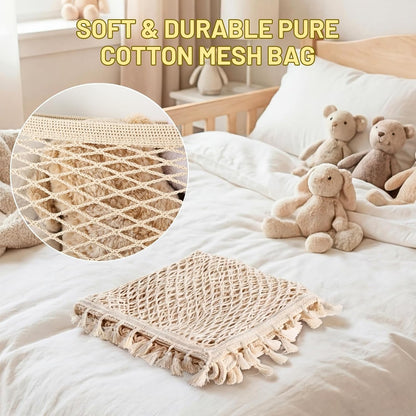 Stuffed Animal Hammock, Bedside Stuffed Animal Storage Net