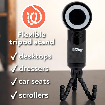 Nuby Turbo Flexible Tripod 5-Speed Stroller Fan