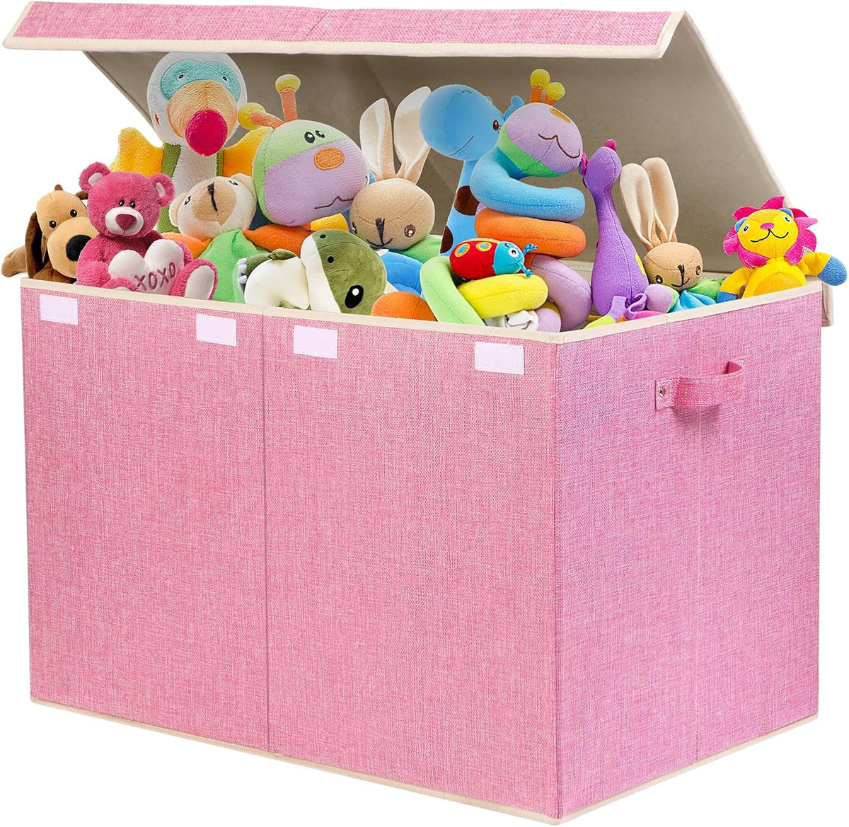 122L Large Toy Box Chest Storage with Lid, Collapsible Kid Toy Storage