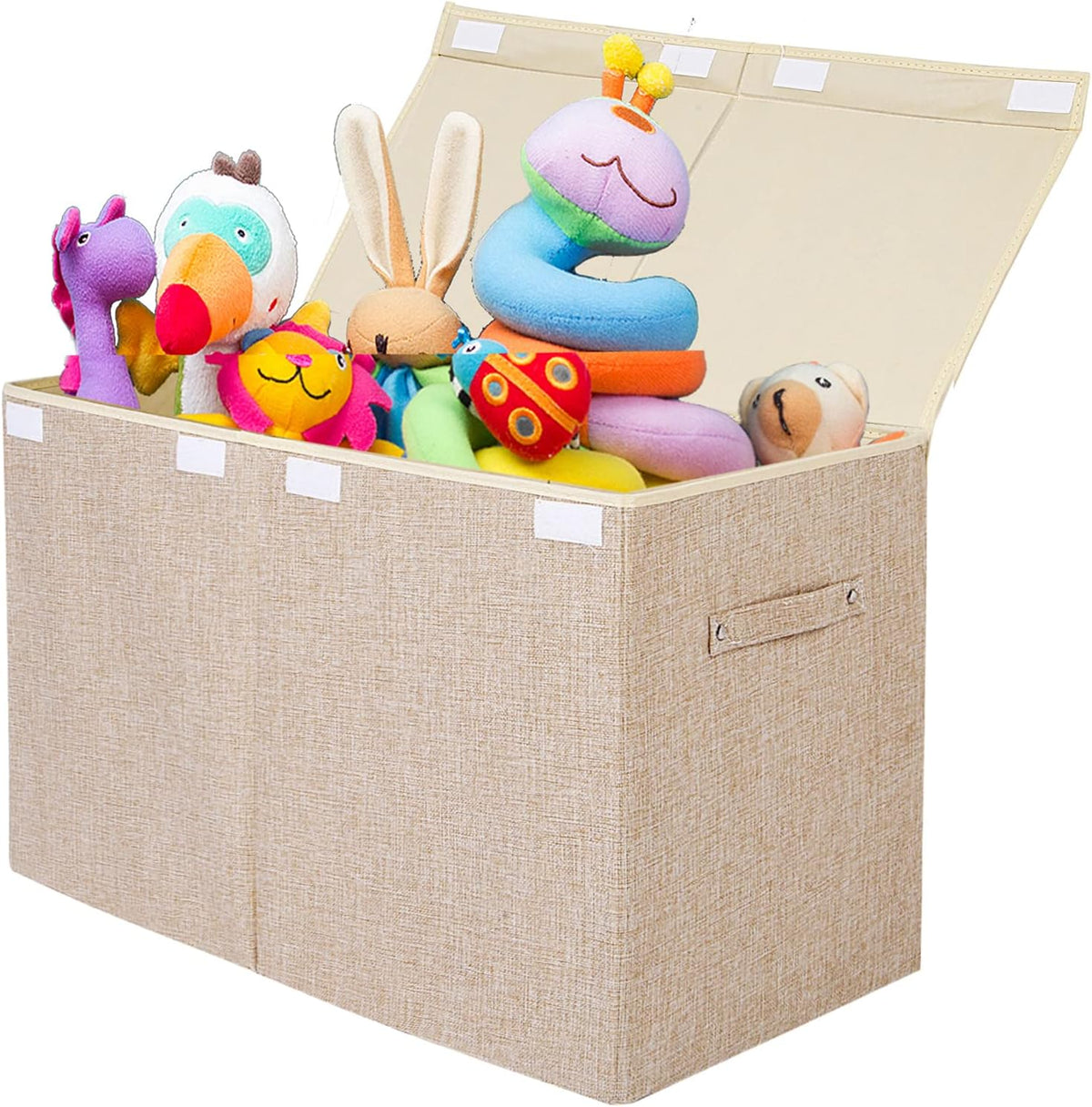 122L Large Toy Box Chest Storage with Lid, Collapsible Kid Toy Storage