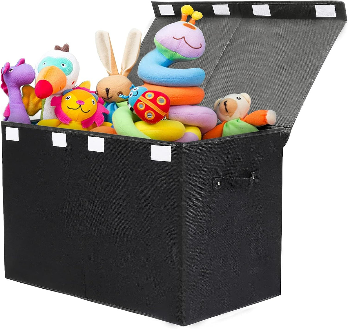 122L Large Toy Box Chest Storage with Lid, Collapsible Kid Toy Storage