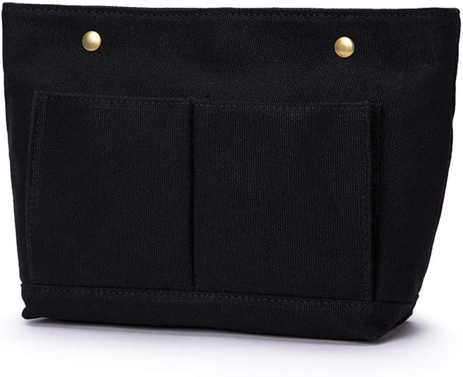 Lightweight Handbag Organizers Insert with Multiple Pockets - Handbag Organizer for Storage and Organization, Cosmetic Bag, Cotton Canvas （XS, Beige）