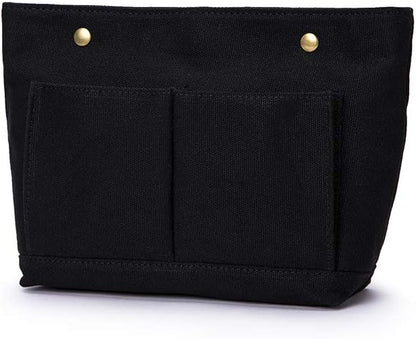 Lightweight Handbag Organizers Insert with Multiple Pockets - Handbag Organizer for Storage and Organization, Cosmetic Bag, Cotton Canvas （XS, Beige）