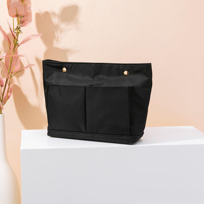 Lightweight Handbag Organizers Insert with Multiple Pockets - Handbag Organizer for Storage and Organization, Cosmetic Bag, Cotton Canvas （XS, Beige）