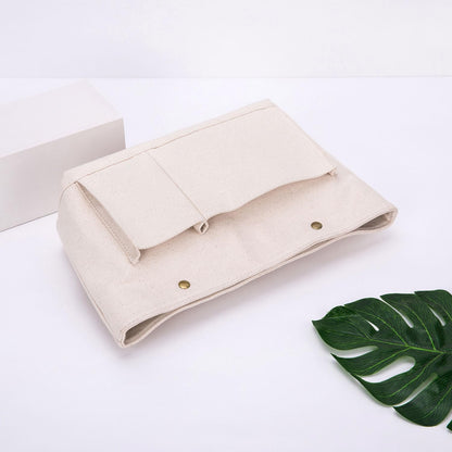 Lightweight Handbag Organizers Insert with Multiple Pockets - Handbag Organizer for Storage and Organization, Cosmetic Bag, Cotton Canvas （XS, Beige）