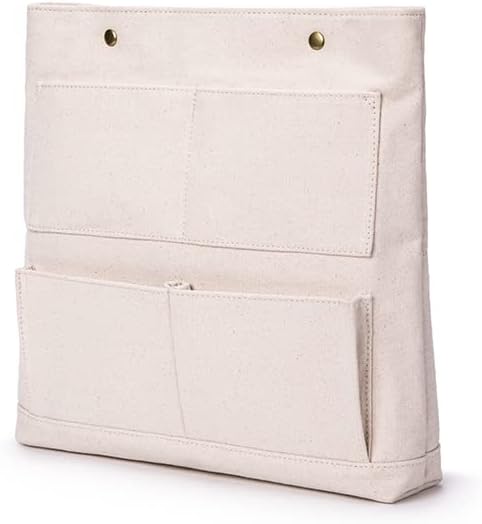 Lightweight Handbag Organizers Insert with Multiple Pockets - Handbag Organizer for Storage and Organization, Cosmetic Bag, Cotton Canvas （XS, Beige）
