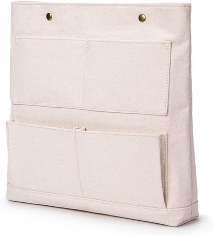Lightweight Handbag Organizers Insert with Multiple Pockets - Handbag Organizer for Storage and Organization, Cosmetic Bag, Cotton Canvas （XS, Beige）