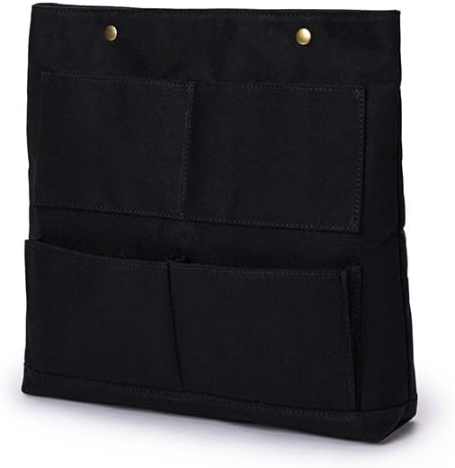 Lightweight Handbag Organizers Insert with Multiple Pockets - Handbag Organizer for Storage and Organization, Cosmetic Bag, Cotton Canvas （XS, Beige）
