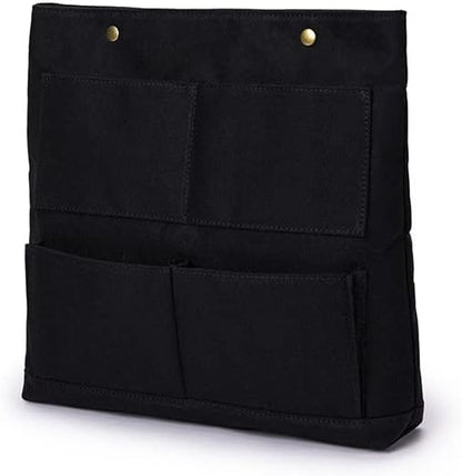 Lightweight Handbag Organizers Insert with Multiple Pockets - Handbag Organizer for Storage and Organization, Cosmetic Bag, Cotton Canvas （XS, Beige）