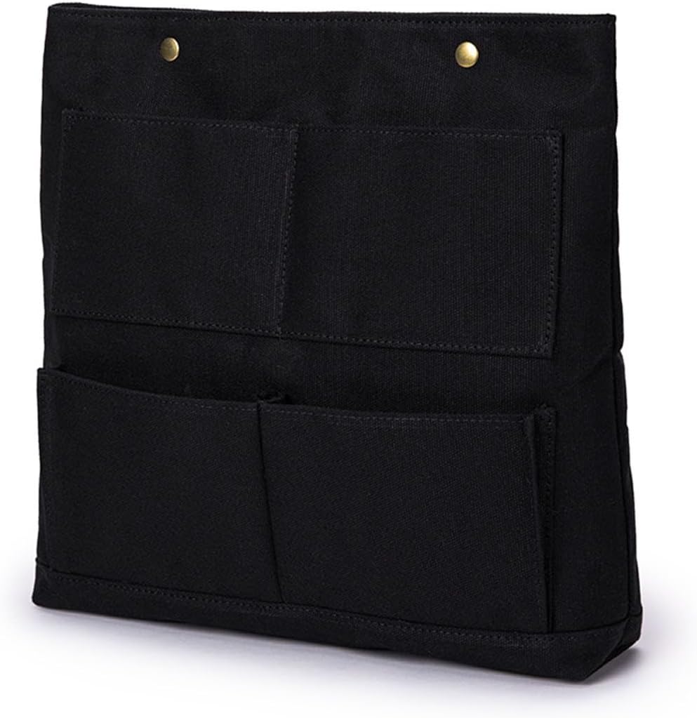 Lightweight Handbag Organizers Insert with Multiple Pockets - Handbag Organizer for Storage and Organization, Cosmetic Bag, Cotton Canvas （XS, Beige）