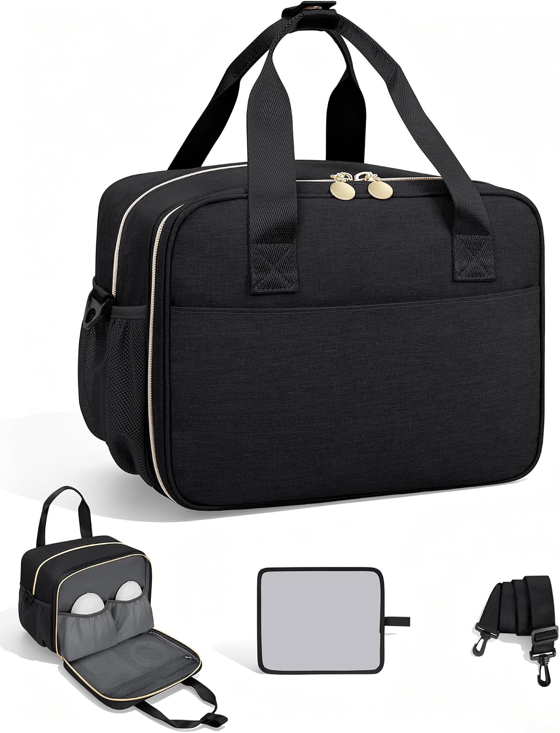 Breast Pump Bag for Work, Waterproof Parts Bag for Refrigerator Use